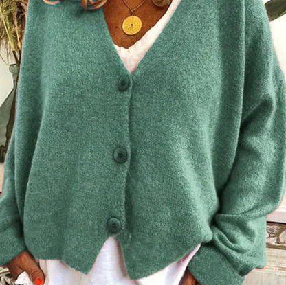 Cardigan Femme Col V Moderne Boutons