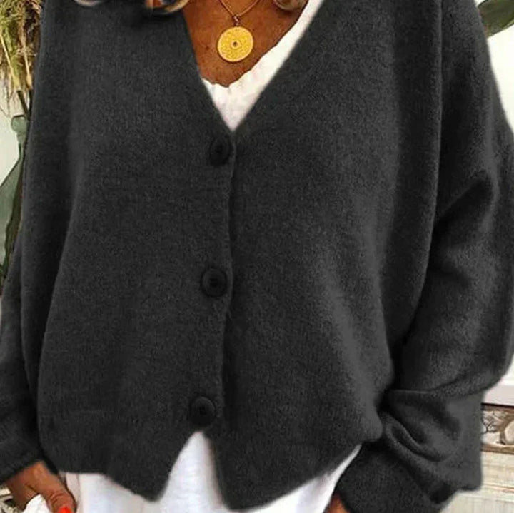 Cardigan Femme Col V Moderne Boutons