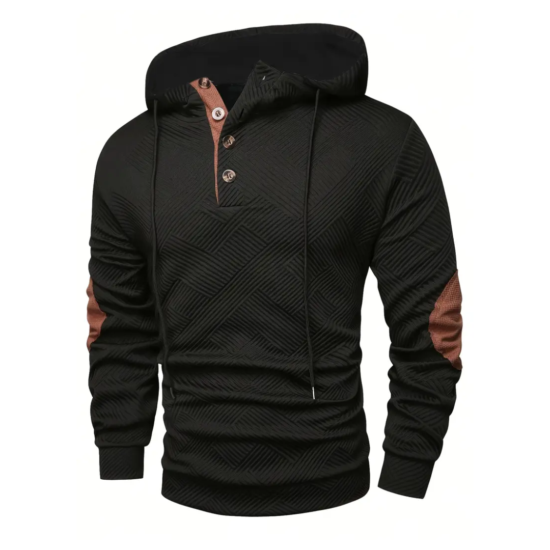 Sweat à capuche pratique pour homme avec stretch pour l'extérieur