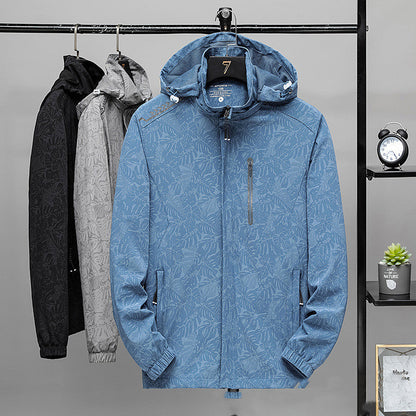 Veste de randonnée imperméable pour homme