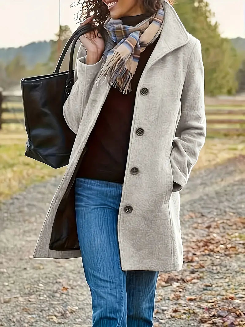 Robe d'hiver chaude | Manteau double face pour femme