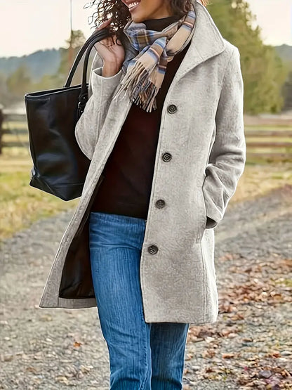Robe d'hiver chaude | Manteau double face pour femme