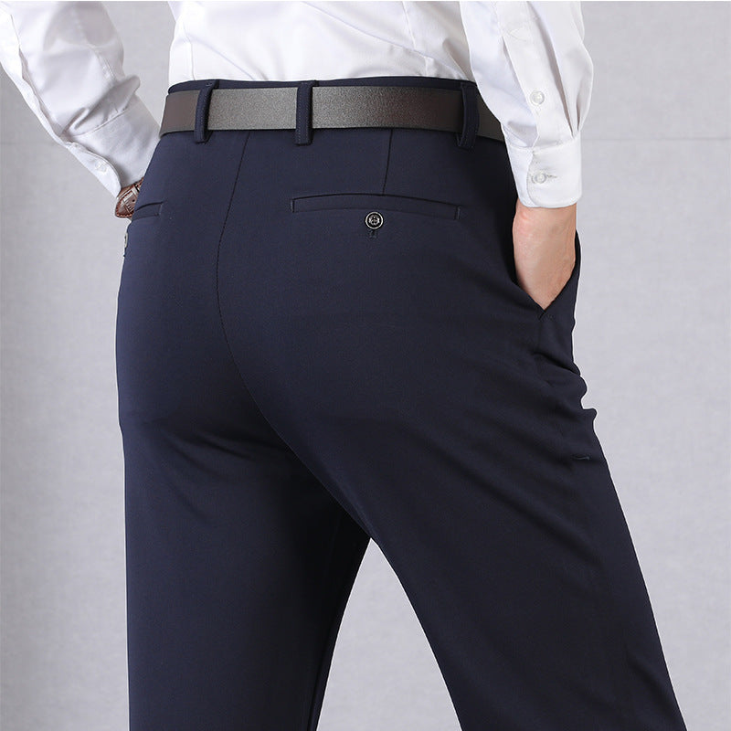 Pantalon stretch pour homme, coupe confort