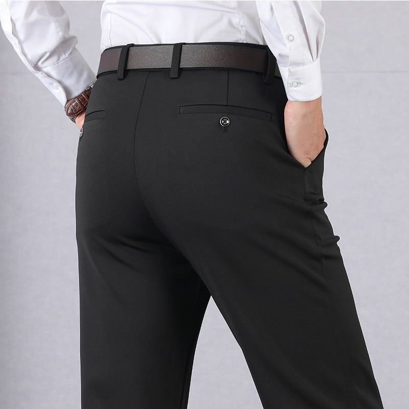 Pantalon stretch pour homme, coupe confort