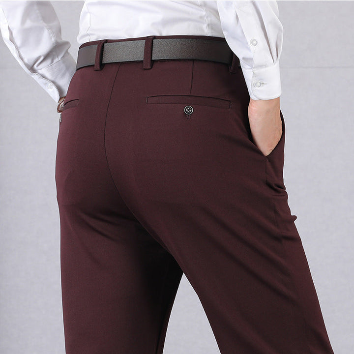 Pantalon stretch pour homme, coupe confort