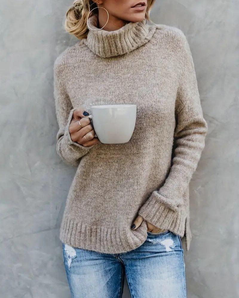 Pulls stylés pour femmes | Chandails à col roulé à manches longues