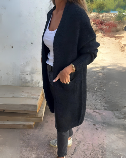 Gilet en maille confortable avec poches