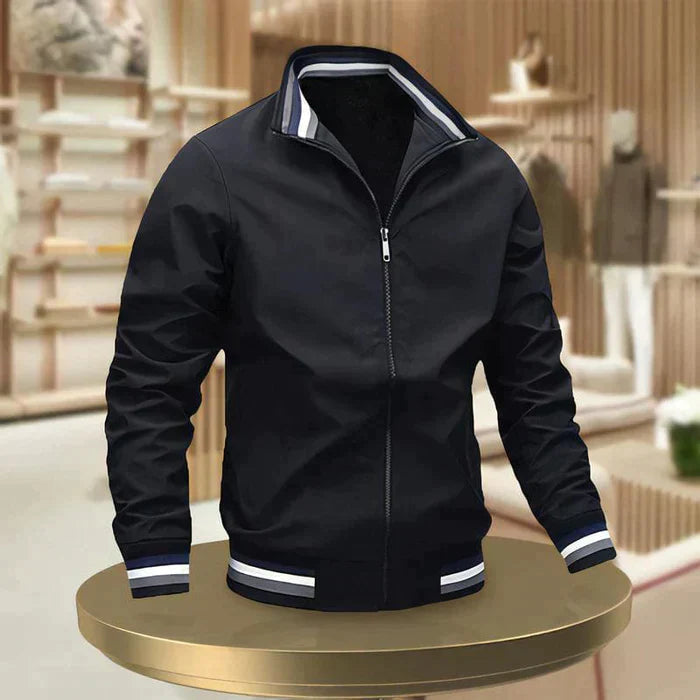 Veste de mi-saison zippée moderne pour homme