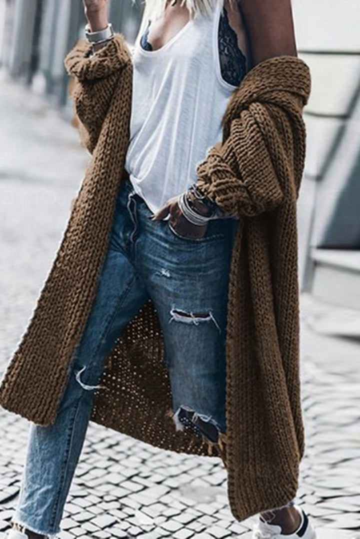 Gilet cardigan doux pour femme