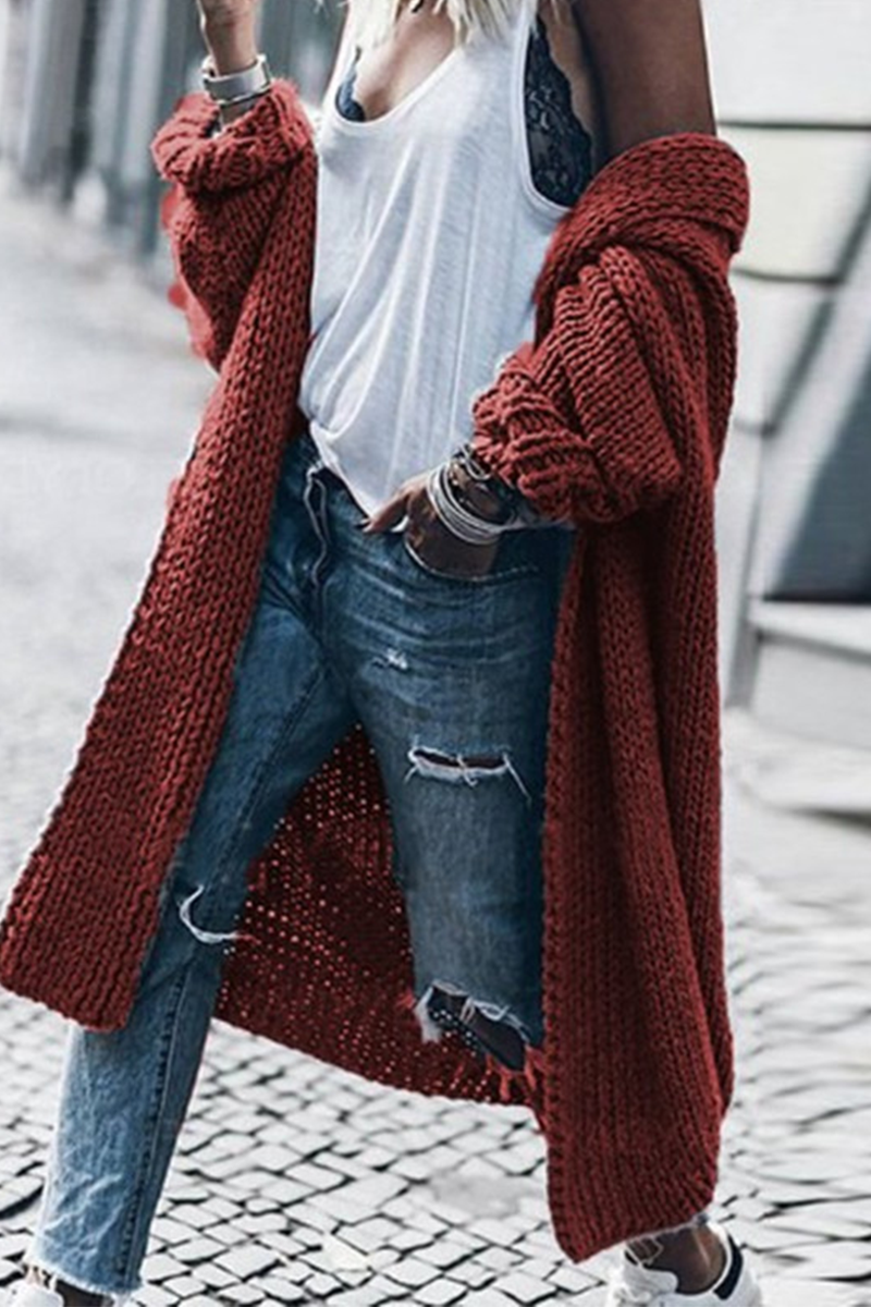 Gilet souple en maille pour femme
