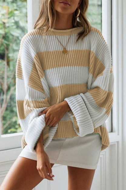 Pull-over rayé mode femme