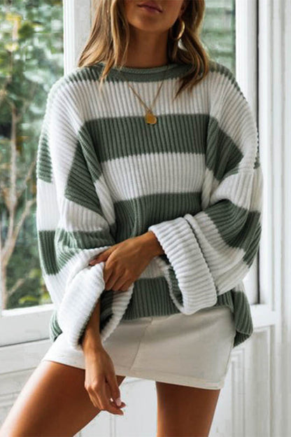 Pull-over rayé mode femme