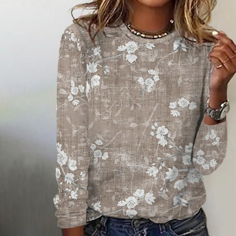 Damen-Top Blumenmuster Sommer - IdealeKleiden