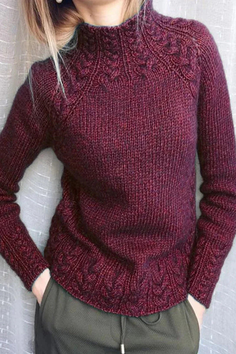 Hollis - Moderner Wollpullover Elegant - IdealeKleiden