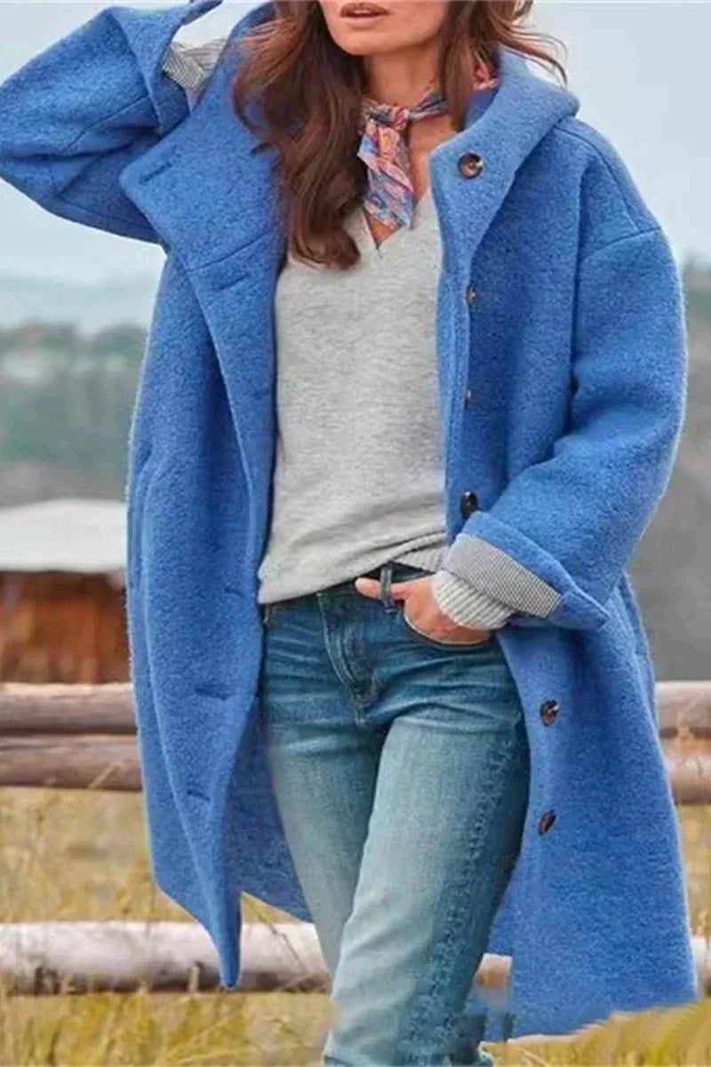 Manteau femme élégant Uni Intemporel