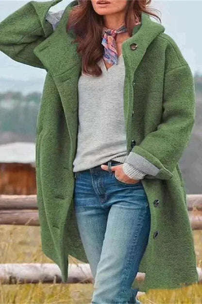 Manteau femme élégant Uni Intemporel