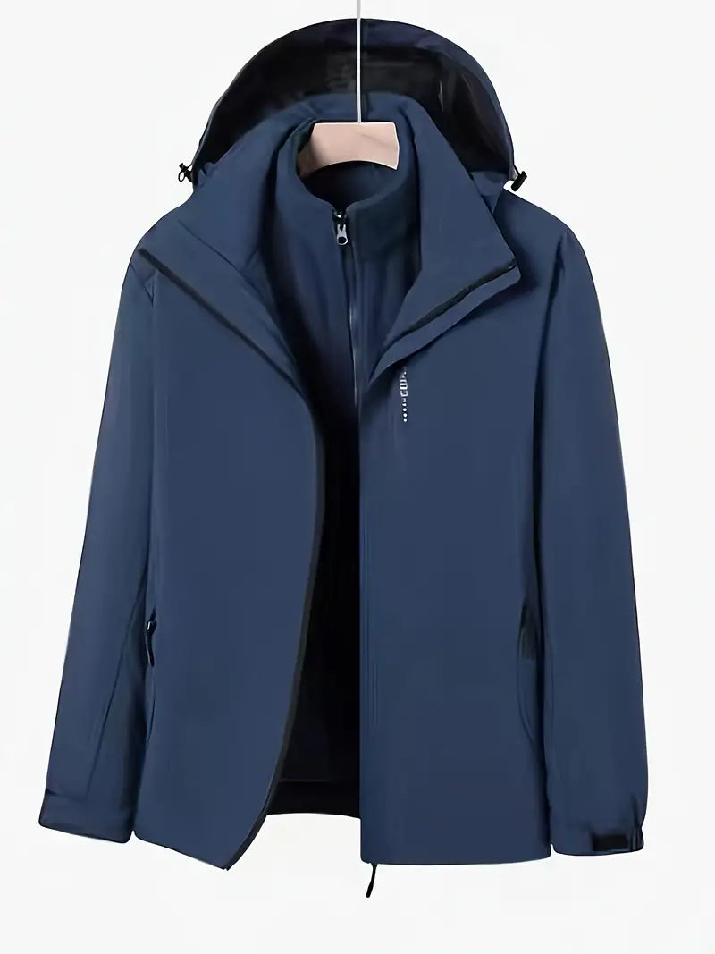 Veste à capuche pour hommes imperméable sportive