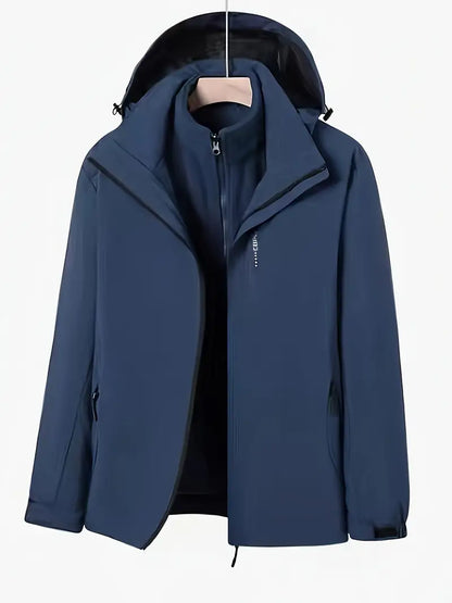 Veste à capuche pour hommes imperméable sportive