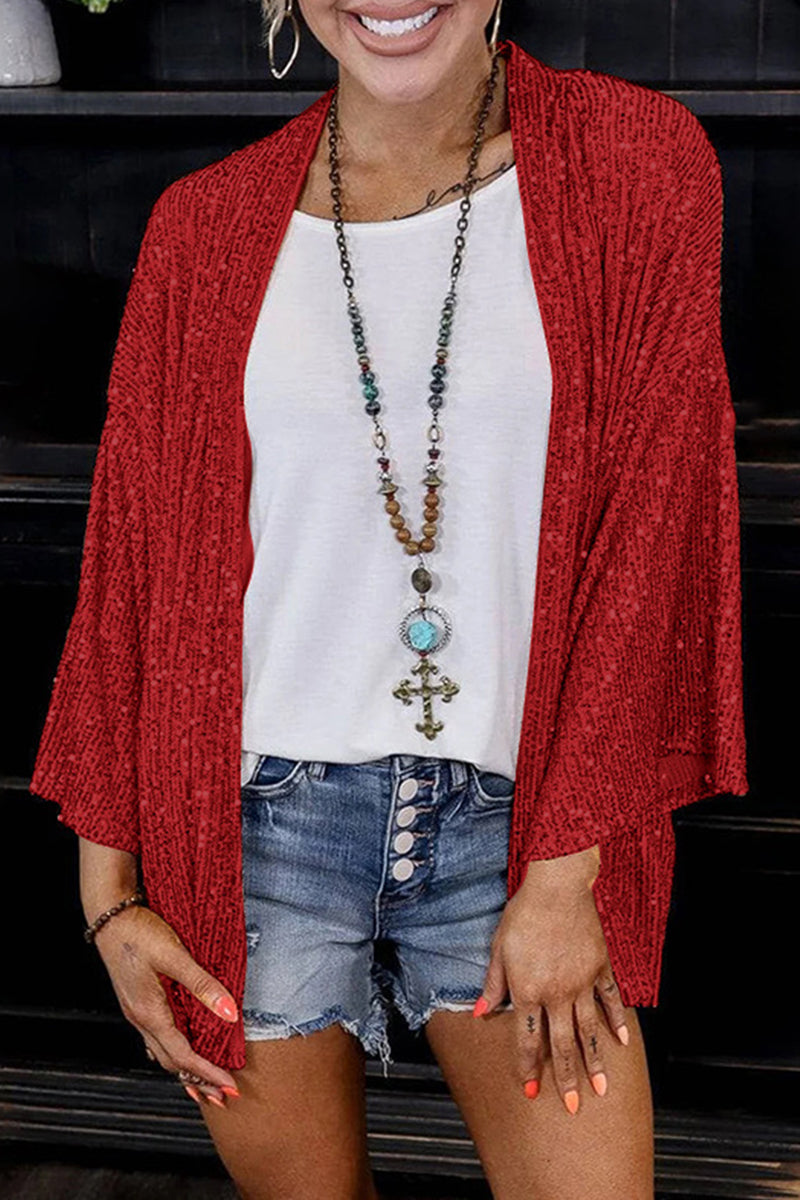Stilvolle Strickjacke Damen Warm Winter - IdealeKleiden