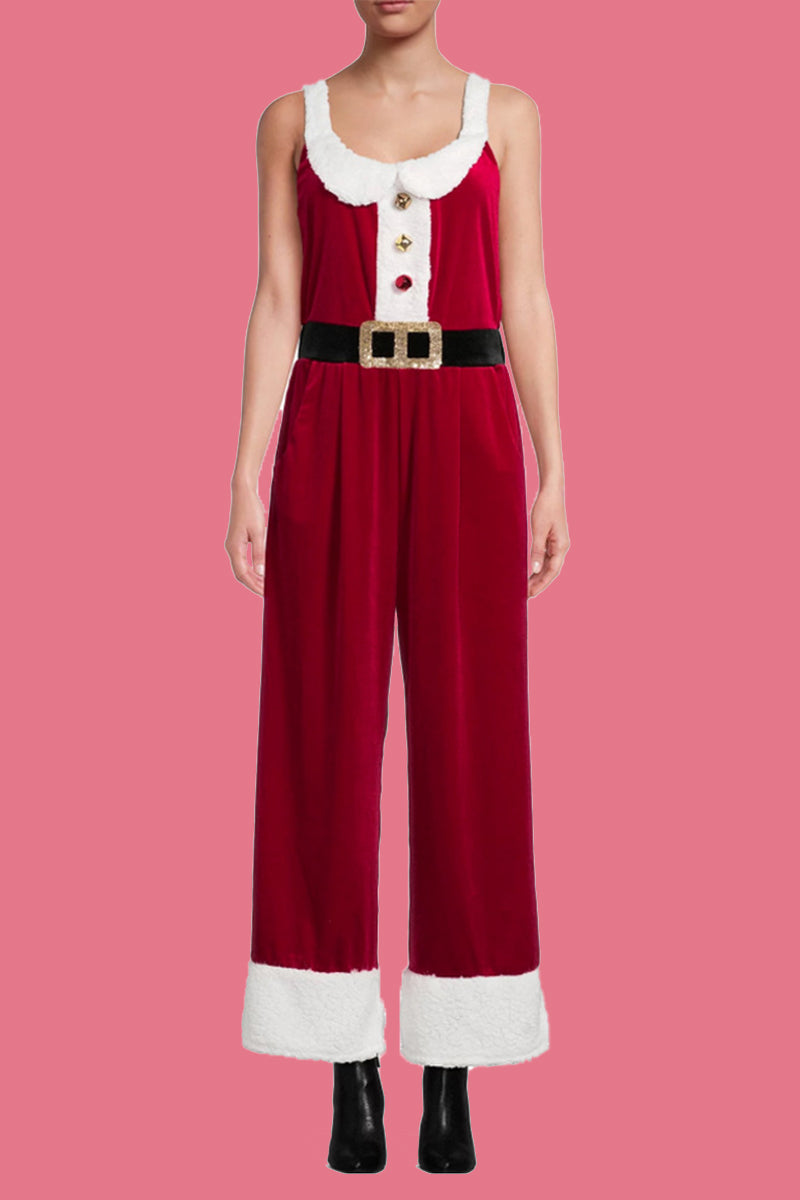 Combinaison de Noël Femme Élan Imprimé neige