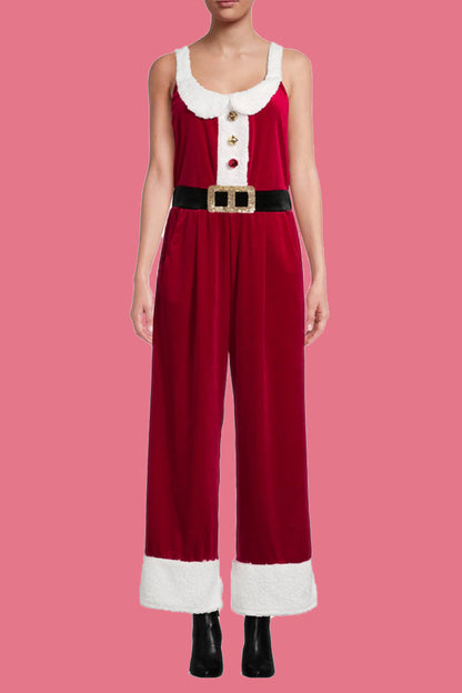 Combinaison de Noël Femme Élan Imprimé neige