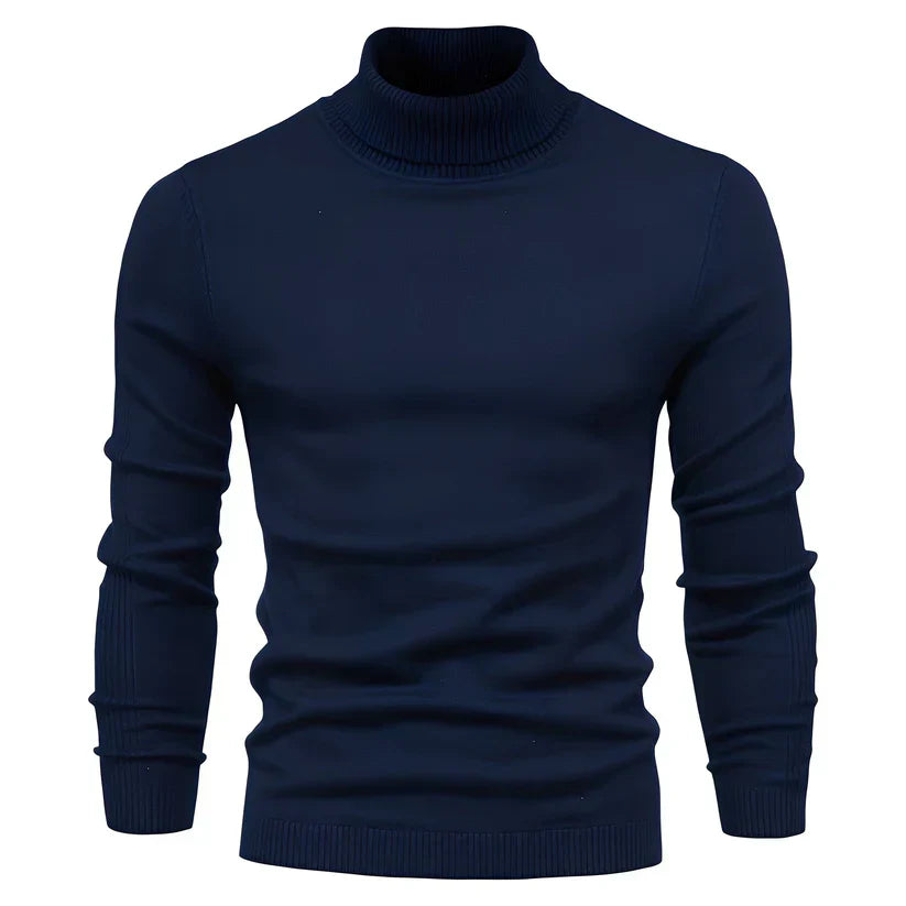 Col roulé homme coupe ajustée moderne