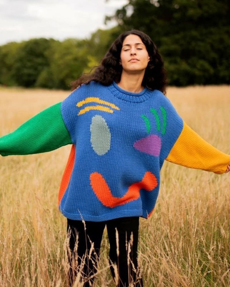 Sweat-shirt positif à bonnes vibrations