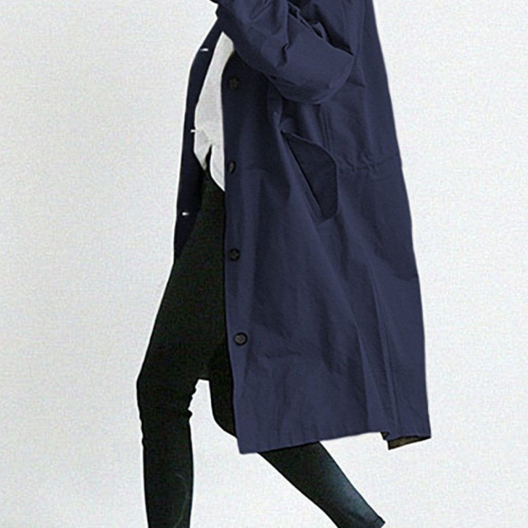 Imperméable long élégant pour femme