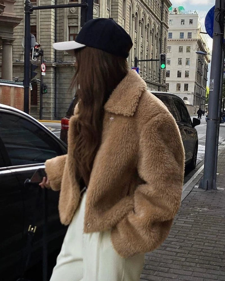 Veste de fourrure de luxe pour femme