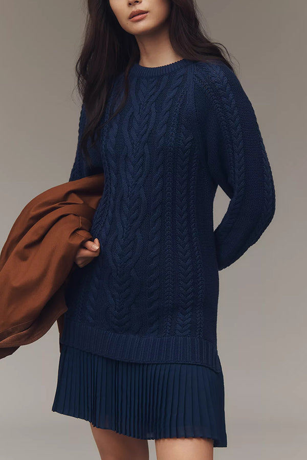 Robe élégante pour femme avec jupe en mousseline de soie