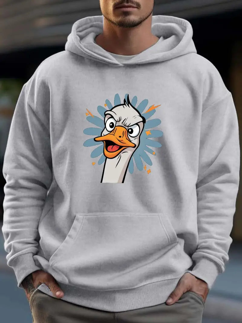 Männer Pullover Kapuze Entendesign Lustig - IdealeKleiden