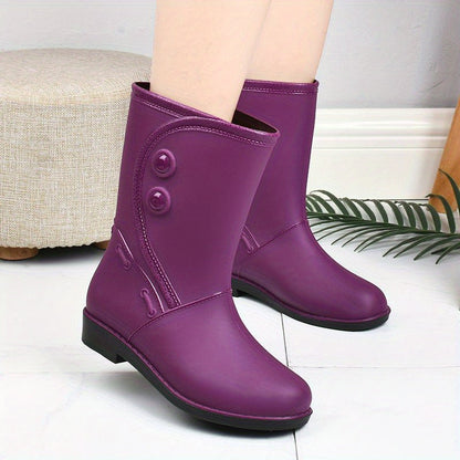 Bottes en caoutchouc pour femmes imperméables confortables antidérapantes