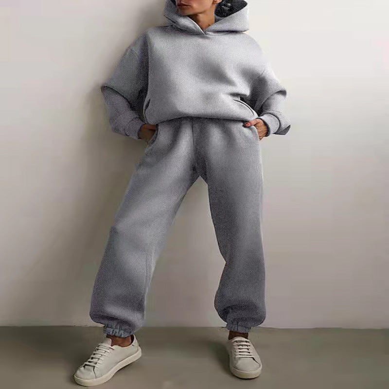 Ensemble deux pièces mode Sweat à capuche Décontracté Chic