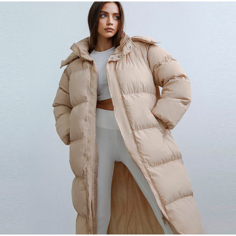 Robe chaude en duvet Manteau d'hiver femme