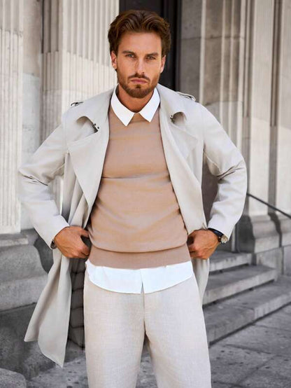 Trench-coat stylé homme moderne