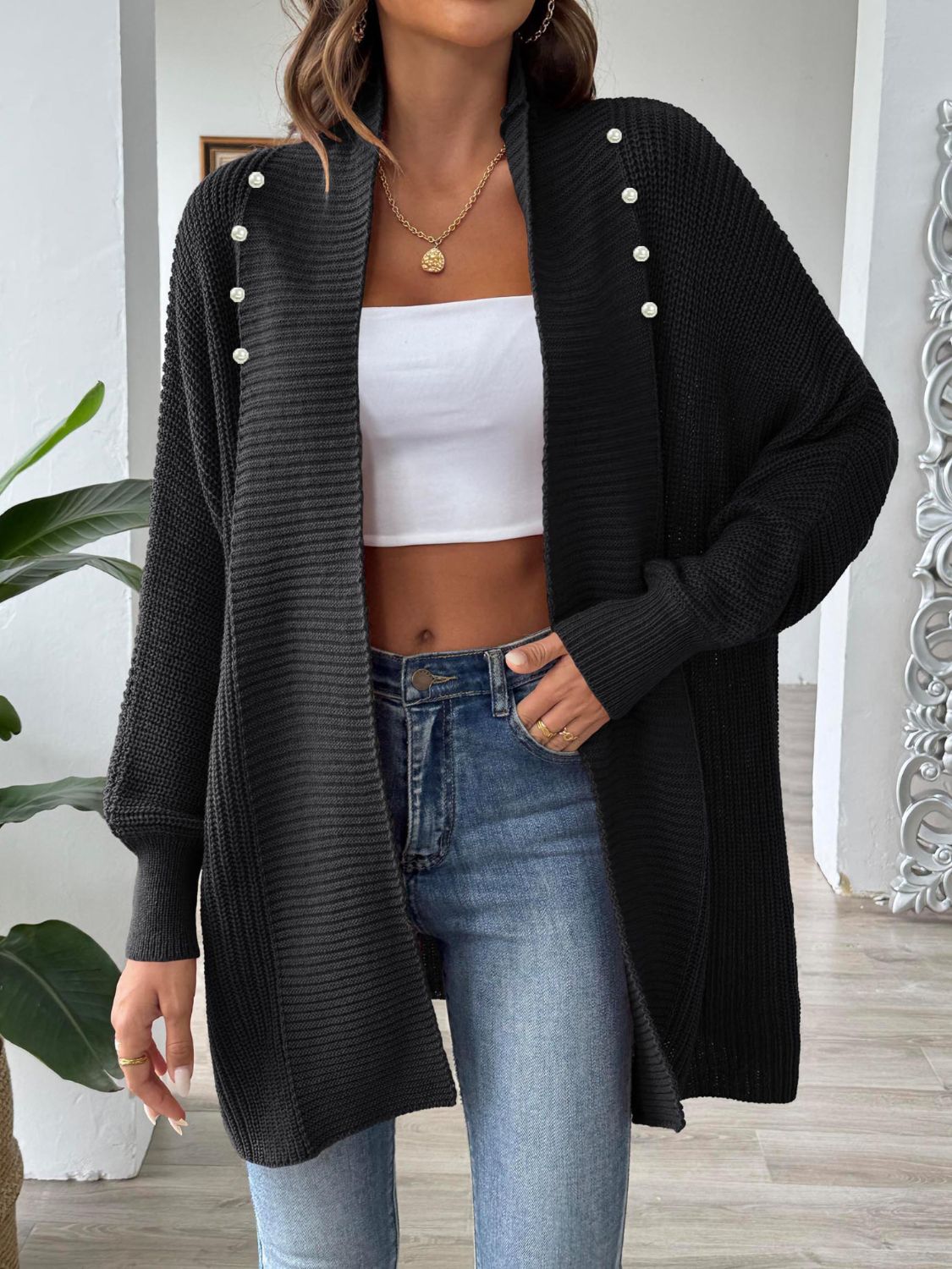 Cardigan élégant pour femme Coupe décontractée