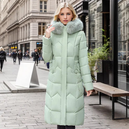 Veste d'hiver longue et élégante pour femme