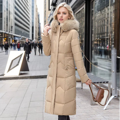 Veste d'hiver longue et élégante pour femme