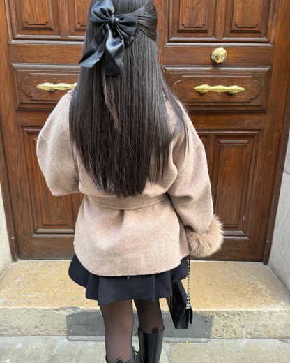 Eleganter Damen Mantel Luxus Design - IdealeKleiden