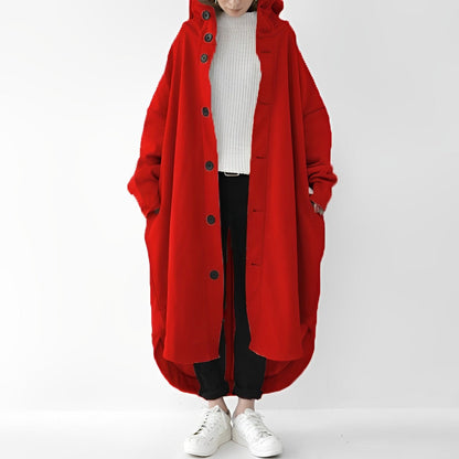 Trench-coat long pratique pour femme