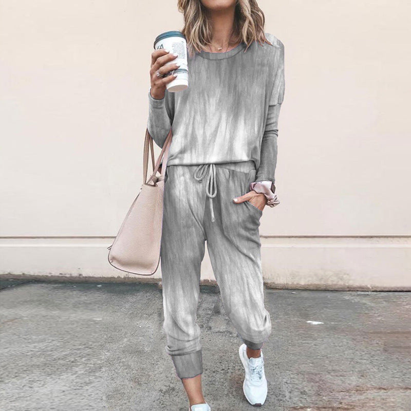Ensemble de jogging pour femme Motif étoiles Élastique Confortable