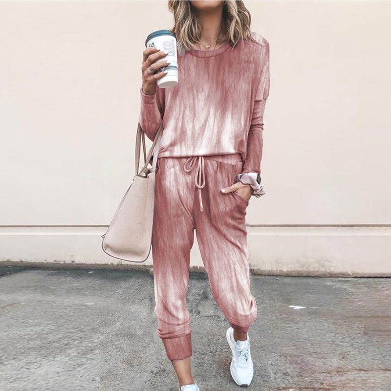 Ensemble de jogging pour femme Motif étoiles Élastique Confortable