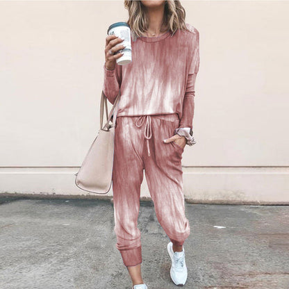 Ensemble de jogging pour femme Motif étoiles Élastique Confortable