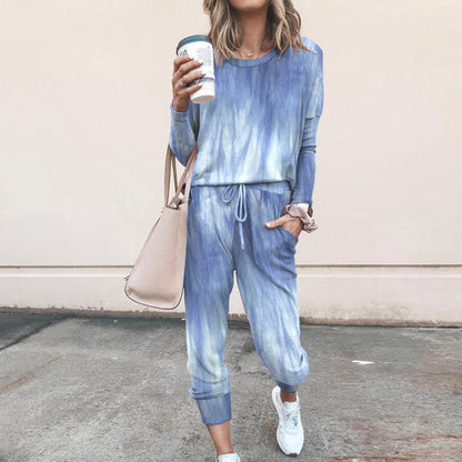 Ensemble de jogging pour femme Motif étoiles Élastique Confortable