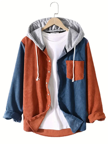 Kapuzenpullover Herren Farbenfroh Trendy Design - IdealeKleiden