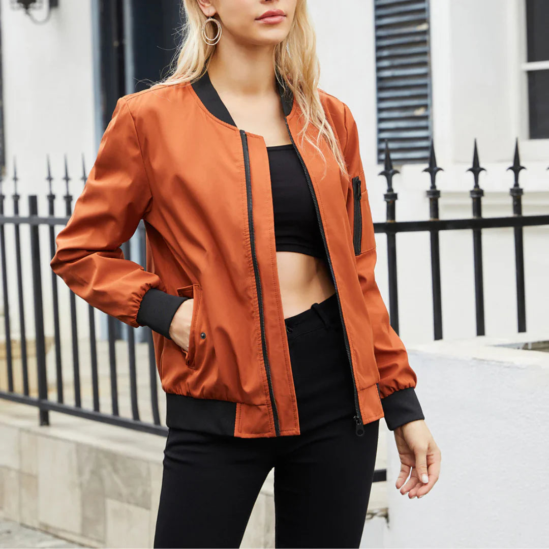 Bomber Jacket tendance pour femme Style décontracté