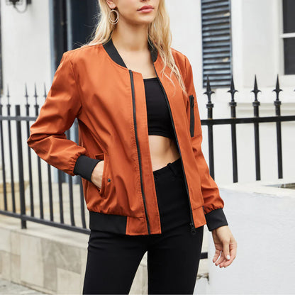 Bomber Jacket tendance pour femme Style décontracté