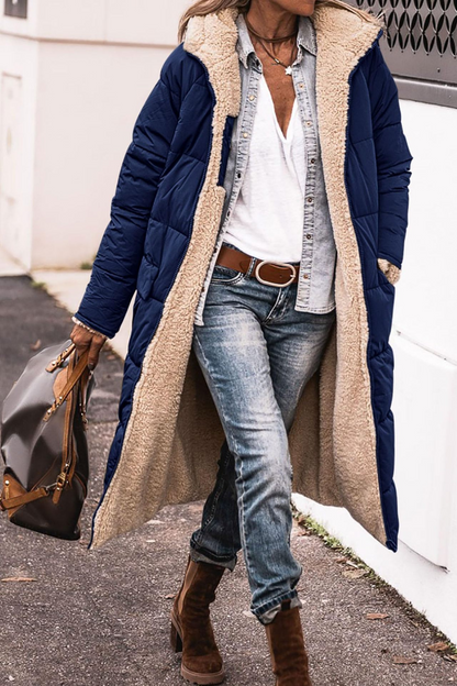 Manteau Sherpa élégant Qualité de luxe