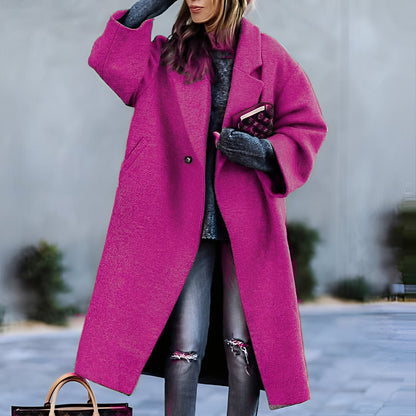 Manteau féminin élégant, classique et ample