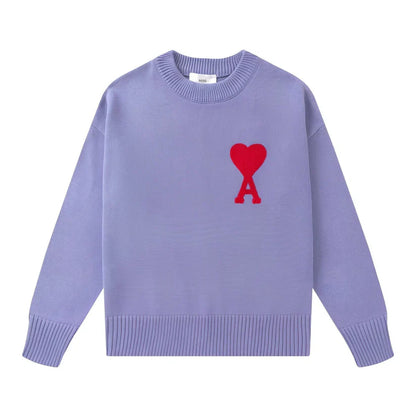 Pull brodé simple homme